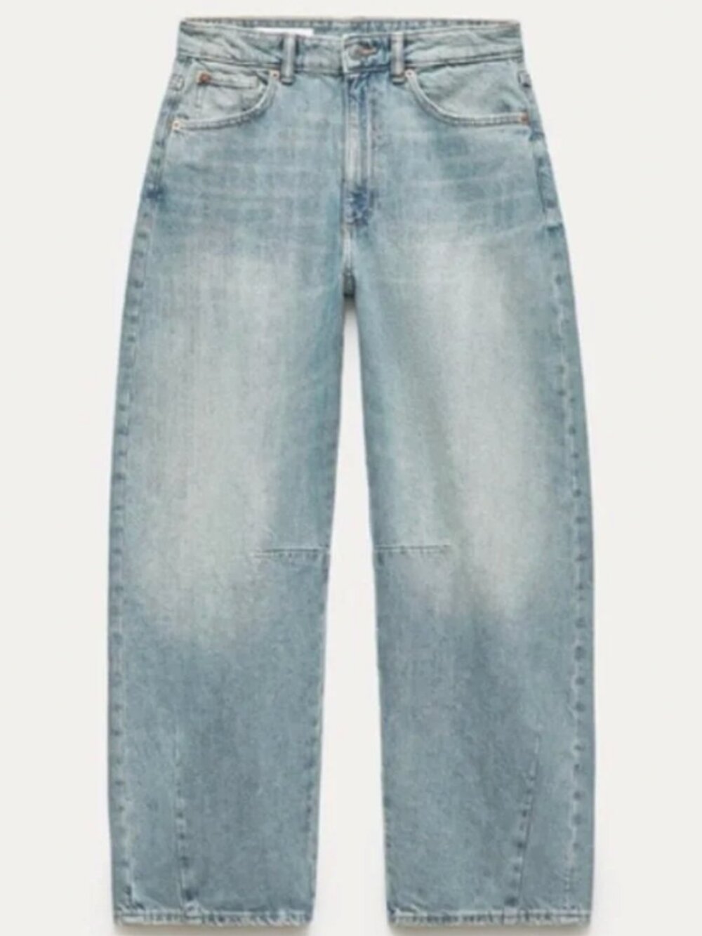 ZARA BAGGY BARREL JEAN SIZE 2